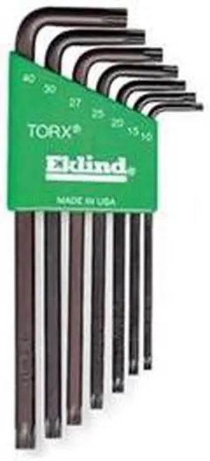Torx Key Set, T10 - T40, L-Shaped, Long