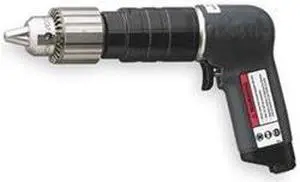 INGERSOLL-RAND 7AQST8 Air Drill, Industrial, Pistol, 1/2 In.
