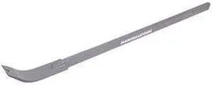 Pry Bar, 56 x 3-3/4 in, Steel, Gray