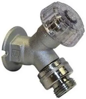 Wall Faucet, Sillcock, Wall Opening1/2 In