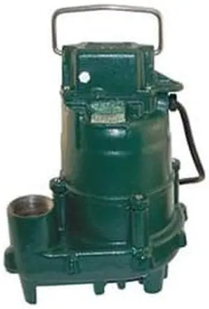 ZOELLER N152 Submersible Effluent Pump,4/10hp,8.5A