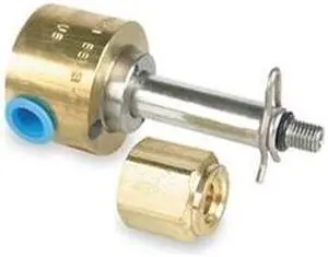 DAYTON 016655 Brass Solenoid Valve Less Coil, Normally Closed, 1/8 in Pipe Size