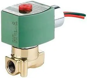 REDHAT 8263H125LT Solenoid Valve, 2-Way, 2-Position, Normally Closed, 3/8 in