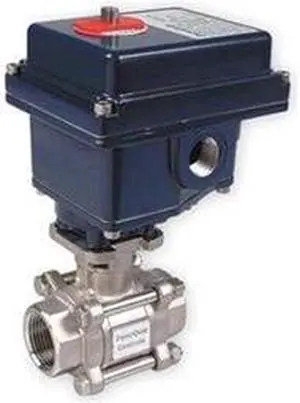 DYNAQUIP CONTROLS E3S28AJE07 2" FNPT Stainless Steel Electronic Ball Valve 2-Way DYNAQUIP CONTROLS E3S28AJE07 2" FNPT Stainless Steel Electronic Ball Valve 2-Way