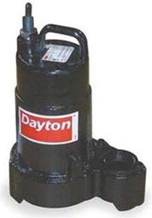 DAYTON 4HU68 1/3 HP 1-1/2" F Submersible Sump Pump 120V AC None