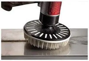 SCOTCH-BRITE 61500139037 Bristle Disc,4.5 In Dia,3/4 In Trim,120G