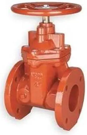 NIBCO F619RW 3 Gate Valve,Class 125,3 In.,Flange