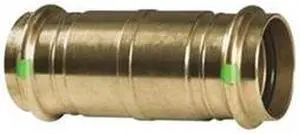 VIEGA 79025 Viega ProPress extended coupling No stop, 1-1/2" x 1-1/2"
