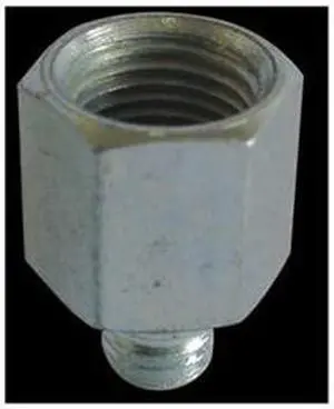 WESTWARD 5NUF5 Grease Fitting,Hex,1/8-27,PK5
