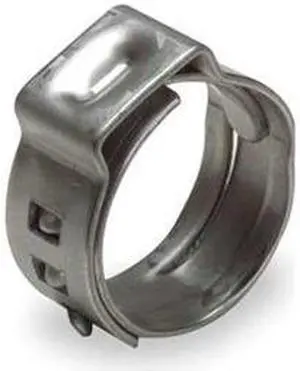 Hose Clamp, SS, Nom.Size. 7/8 In., PK100