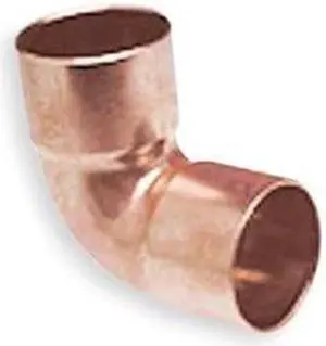 Nibco Reducing Elbow,90,Wrot Cu,1-1/2"x1-1/4"  607R 11/2x11/4