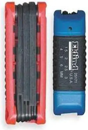 EKLIND 25016 16 Piece Metric/SAE Fold-Up Hex Key Set, 25016
