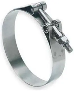 Hose Clamp, Minimum Diameter 3-3/8, SAE 80, PK5