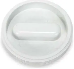 MUELLER INDUSTRIES 1WKT1 4" MNPT PVC DWV Flush Cleanout Plug