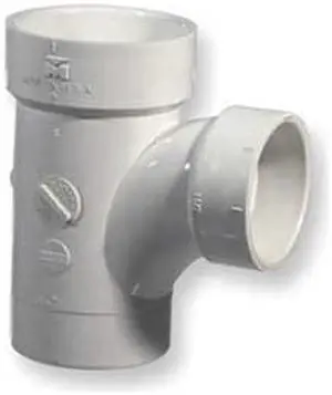 ZORO SELECT 05988 6" Hub PVC DWV 22-1/2 Degree Elbow