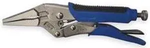 Long Nose Locking Pliers, 6 In, Soft Grip