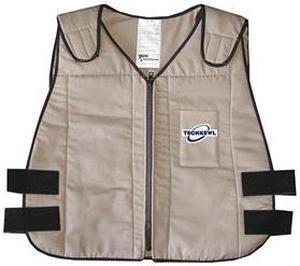 Phase Change Cooling Vest, 2XL, Khaki