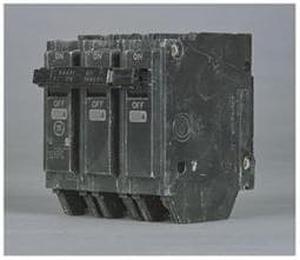 GE THQL32025 Molded Case Circuit Breaker, THQL Series, 25A, 3 Pole, 240V AC,