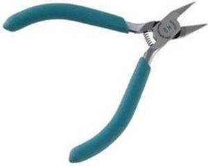 JONARD TOOLS JIC-453 4 1/2 in Diagonal Cutting Plier Semiflush Cut Oval Nose