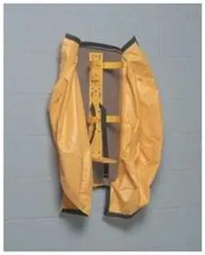 SCBA Bracket,  Yellow,  Steel,  27" H x 12" D x 12" W,  For Use With SCBA