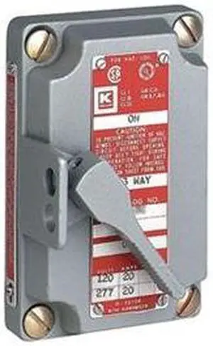 HUBBELL KILLARK XS-2C Switch Assembly Front Cover, XS Series, 1 at 120V, 2 at