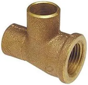 Nibco Tee,Lead Free Cast Brass,3/4"  714LF-34