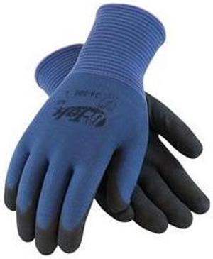 Coated Gloves, 2XL, Purple/Black, PR