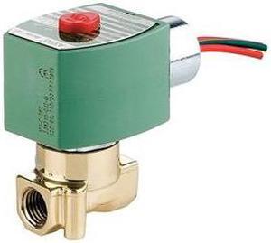 REDHAT 8262H232LT Solenoid Valve, 2-Way, 2-Position, Normally Closed, 1/4 in