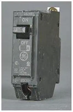 GE THQB1125 Miniature Circuit Breaker, THQB Series, 25A, 1 Pole, 120/240V AC,