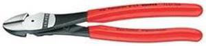 Diagonal Pliers, High Leverage, 8 In L, Red