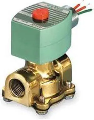 REDHAT 8030G083 Solenoid Valve, 2-Way, 2-Position, Normally Open, 3/4 in Pipe