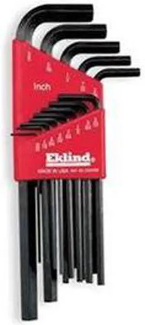 EKLIND 10222 22-Piece Combination Hex-L Key Set, Metric and SAE Color Coded Sets