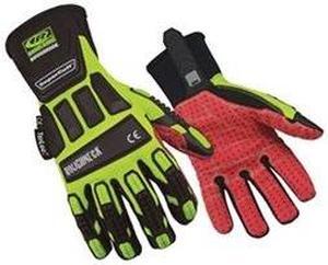 Glove, Impact Resistant, M, Hi-Vis, Pr