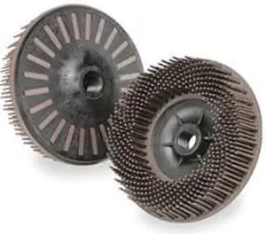 SCOTCH-BRITE 61500189164 Bristle Disc,4.5 In Dia,3/4 In Trim,36G