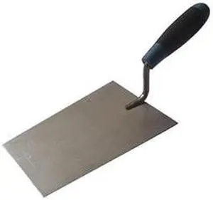 WESTWARD 13A652 Bucket Trowel,7 x 4-1/2,SS,SoftGrip