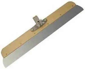 KRAFT TOOL GG603 Hand Held Concrete Smoother,24 in,Wood