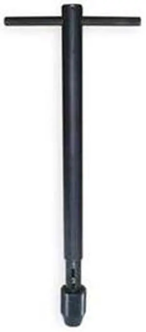 WESTWARD 2CYT3 T Handle Tap Wrench,Fixed,1/4 to 1/2 In