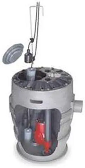 LIBERTY PUMPS P372LE52/A2 21" x 30" 1/2 HP 41.0 gal. Simplex Sewage System