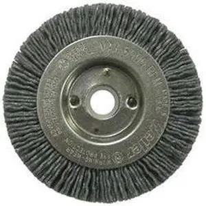 WEILER 97551 Wire Wheel Wire Brush, Arbor, 3", 3/8" W