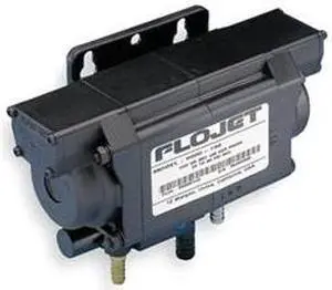 FLOJET N5100020G Double Diaphragm Pump, Acetal, Air Operated, Viton, 2.5 gpm