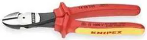 KNIPEX 74 08 200 SBA 8" High Leverage Diagonal Cutter, Insulated