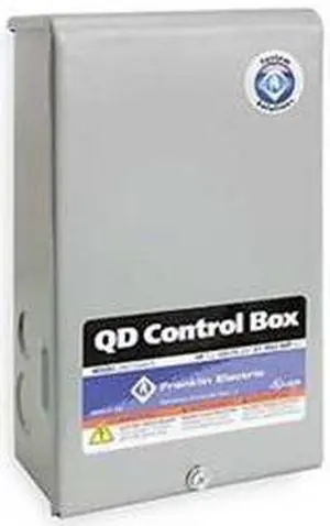 FRANKLIN ELECTRIC 558822 Control Box,3/4HP,230V,1Phase