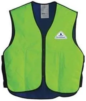 Cooling Vest, L, Hi-Vis Lime, Nylon