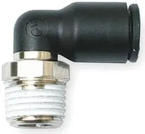 LEGRIS 3109 56 18 Male Elbow,90 Deg,1/4,MNPT x Tube,PK10
