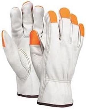 Glove, Driver, Cow Grain, Cream, M, Pr