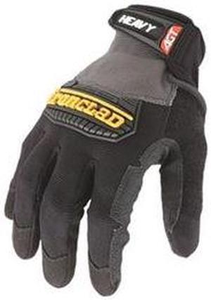 Mechanics Gloves, Construction, L, Black, Pr