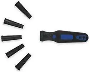 WESTWARD 1NFW5 File Handle,4 In L,Rubber,Ergo Handle