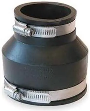 ZORO SELECT 1056-65 Flexible Coupling,For Pipe Size 6" x 5"