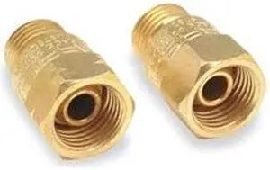 HARRIS 88-6CVT R&L Welding Torch Check Valve Set,Brass,2 PC