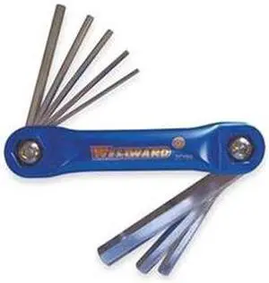 Hex Key Set, 1.5 - 8mm, Fold-Up